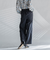【WEB限定/大きいサイズ】シェルタリングワイドパンツ≪洗濯機で洗える≫
