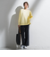 【WEB限定/大きいサイズ】シェルタリングワイドパンツ≪洗濯機で洗える≫
