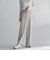 【WEB限定/大きいサイズ】シェルタリングワイドパンツ≪洗濯機で洗える≫