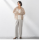 【WEB限定/大きいサイズ】シェルタリングワイドパンツ≪洗濯機で洗える≫
