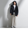 【WEB限定/大きいサイズ】シェルタリングワイドパンツ≪洗濯機で洗える≫