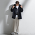 【WEB限定/大きいサイズ】シェルタリングワイドパンツ≪洗濯機で洗える≫