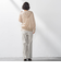 【WEB限定/大きいサイズ】シェルタリングワイドパンツ≪洗濯機で洗える≫