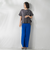 【WEB限定/大きいサイズ】シェルタリングワイドパンツ≪洗濯機で洗える≫