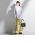 【WEB限定/大きいサイズ】シェルタリングワイドパンツ≪洗濯機で洗える≫
