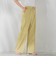 【WEB限定/大きいサイズ】シェルタリングワイドパンツ≪洗濯機で洗える≫