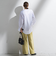 【WEB限定/大きいサイズ】シェルタリングワイドパンツ≪洗濯機で洗える≫