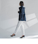 【WEB限定】シェルタリングテーパードパンツ≪洗濯機で洗える≫