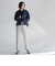 【WEB限定】シェルタリングテーパードパンツ≪洗濯機で洗える≫