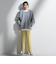 【WEB限定】シェルタリングテーパードパンツ≪洗濯機で洗える≫