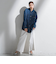 【WEB限定】シェルタリングワイドパンツ≪洗濯機で洗える≫