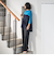 【WEB限定】シェルタリングワイドパンツ≪洗濯機で洗える≫