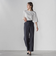 【WEB限定】シェルタリングワイドパンツ≪洗濯機で洗える≫