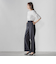 【WEB限定】シェルタリングワイドパンツ≪洗濯機で洗える≫