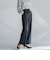 【WEB限定】シェルタリングワイドパンツ≪洗濯機で洗える≫