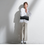 【WEB限定】シェルタリングワイドパンツ≪洗濯機で洗える≫