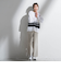 【WEB限定】シェルタリングワイドパンツ≪洗濯機で洗える≫