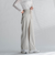 【WEB限定】シェルタリングワイドパンツ≪洗濯機で洗える≫