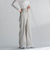 【WEB限定】シェルタリングワイドパンツ≪洗濯機で洗える≫