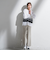 【WEB限定】シェルタリングワイドパンツ≪洗濯機で洗える≫