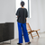 【WEB限定】シェルタリングワイドパンツ≪洗濯機で洗える≫