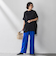 【WEB限定】シェルタリングワイドパンツ≪洗濯機で洗える≫