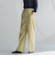 【WEB限定】シェルタリングワイドパンツ≪洗濯機で洗える≫