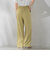 【WEB限定】シェルタリングワイドパンツ≪洗濯機で洗える≫