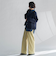 【WEB限定】シェルタリングワイドパンツ≪洗濯機で洗える≫