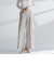 麻調ワイドパンツ≪洗濯機で洗える≫