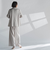 麻調ワイドパンツ≪洗濯機で洗える≫