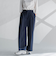 麻調ワイドパンツ≪洗濯機で洗える≫