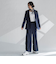 麻調ワイドパンツ≪洗濯機で洗える≫