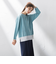 【大きいサイズ】コットン混ブレンドニット≪手洗い可能≫