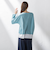 【大きいサイズ】コットン混ブレンドニット≪手洗い可能≫