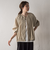 【大きいサイズ】【biyori】”着映えと軽さ”華やぎギャザーブルゾン≪手洗い可能≫