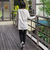 【大きいサイズ】【biyori】”どんな着こなしもシャレ見え”ドッキングカットソー≪洗濯機で洗える≫