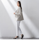 【biyori/新色追加】”ノンストレス”脚線美トラックパンツ≪洗濯機で洗える≫