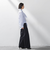 【WEB限定】ストライプブラウス≪洗濯機で洗える≫