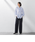 【WEB限定】ストライプブラウス≪洗濯機で洗える≫