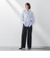 【WEB限定】ストライプブラウス≪洗濯機で洗える≫