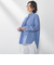 【WEB限定】ストライプブラウス≪洗濯機で洗える≫