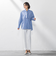 【WEB限定】ストライプブラウス≪洗濯機で洗える≫