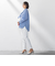 【WEB限定】ストライプブラウス≪洗濯機で洗える≫