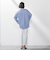 【WEB限定】ストライプブラウス≪洗濯機で洗える≫