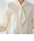 【WEB限定】ストライプブラウス≪洗濯機で洗える≫
