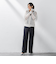 【大きいサイズ】バックラッシュリネン混パンツ≪洗濯機で洗える≫