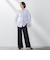 【大きいサイズ】バックラッシュリネン混パンツ≪洗濯機で洗える≫