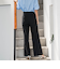 バックラッシュリネン混パンツ≪洗濯機で洗える≫