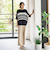 バックラッシュリネン混パンツ≪洗濯機で洗える≫